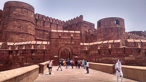 red fort forts in india