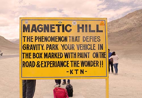 magnetic hill gravity does not work
