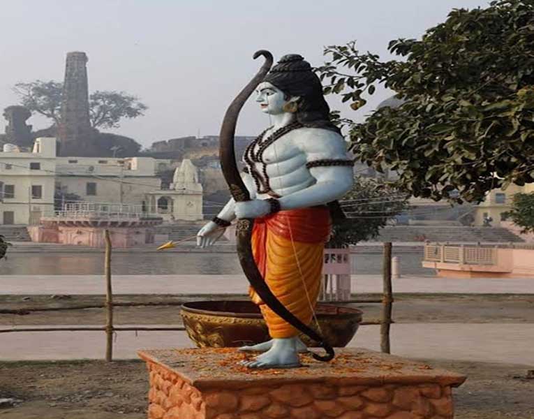 Ram statue in Ram Mandir Ayodhya